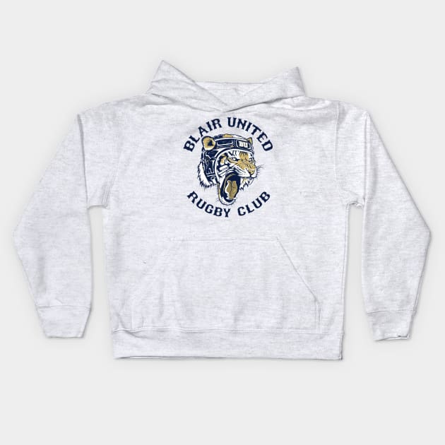 Blair United Rugby Club Kids Hoodie by OutdoorMayhem